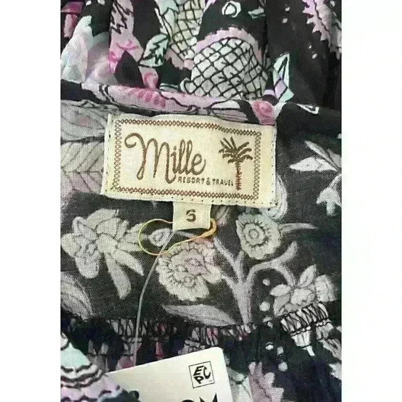 NWT Anthropologie Mille May Top $168 Small New Black - Picture 5 of 5